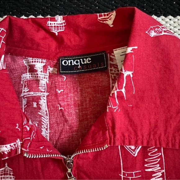 Onque retro cotton lighthouse zip jacket - Picture 16 of 16